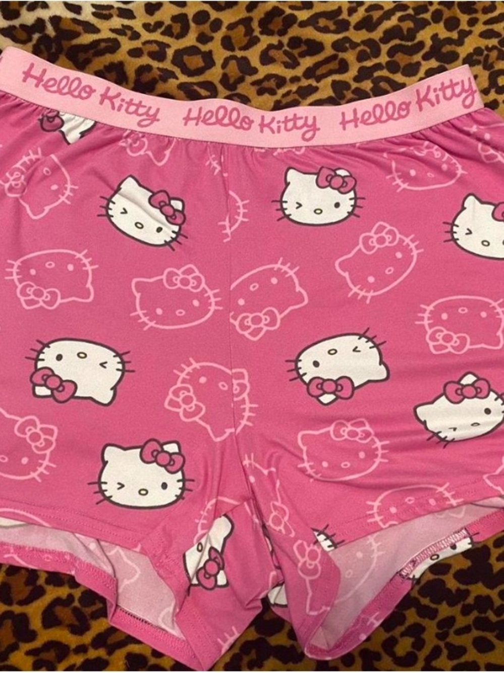 Hello Kitty Pink pajama shorts